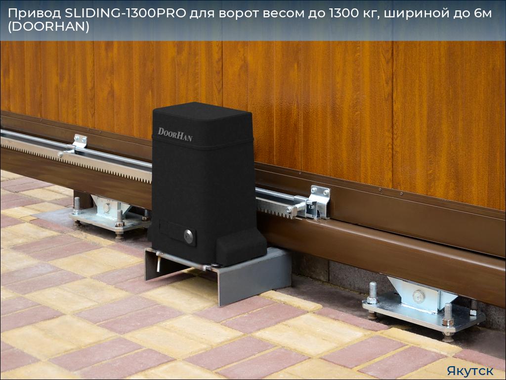Привод SLIDING-1300PRO для ворот весом до 1300 кг, шириной до 6м (DOORHAN), yakutsk.doorhan.ru
