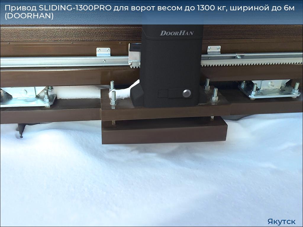 Привод SLIDING-1300PRO для ворот весом до 1300 кг, шириной до 6м (DOORHAN), yakutsk.doorhan.ru