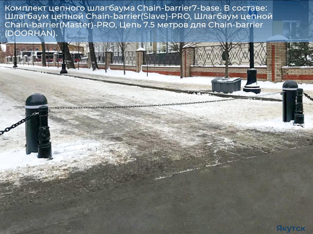 Комплект цепного шлагбаума Chain-barrier7-base. В составе: Шлагбаум цепной Chain-barrier(Slave)-PRO, Шлагбаум цепной Chain-barrier(Master)-PRO, Цепь 7.5 метров для Chain-barrier (DOORHAN)., yakutsk.doorhan.ru