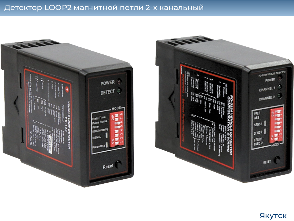 Детектор LOOP2 магнитной петли 2-x канальный, yakutsk.doorhan.ru