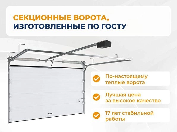 Cекционные ворота 3400х2250 мм коричнево-красные DoorHan RSD02, yakutsk.doorhan.ru